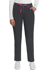 MEDCOUTURE - Mid Rise Drawstring Tapered Leg Pant