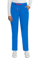 Med Couture Mid Rise Drawstring Tapered Leg Scrub Pants