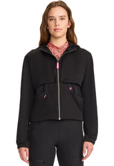MEDCOUTURE - Convertible Windbreaker Jacket - Ebony Store