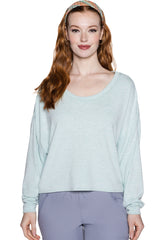 MEDCOUTURE Long Sleeve Knit Reversible Pullover