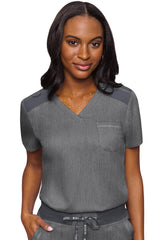 MedCouture V-Neck Tuck-In Scrub Top