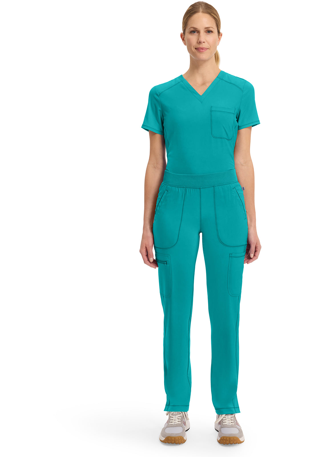 CHEROKEE - Mid Rise Tapered Leg Pull-on Pant - Ebony Store