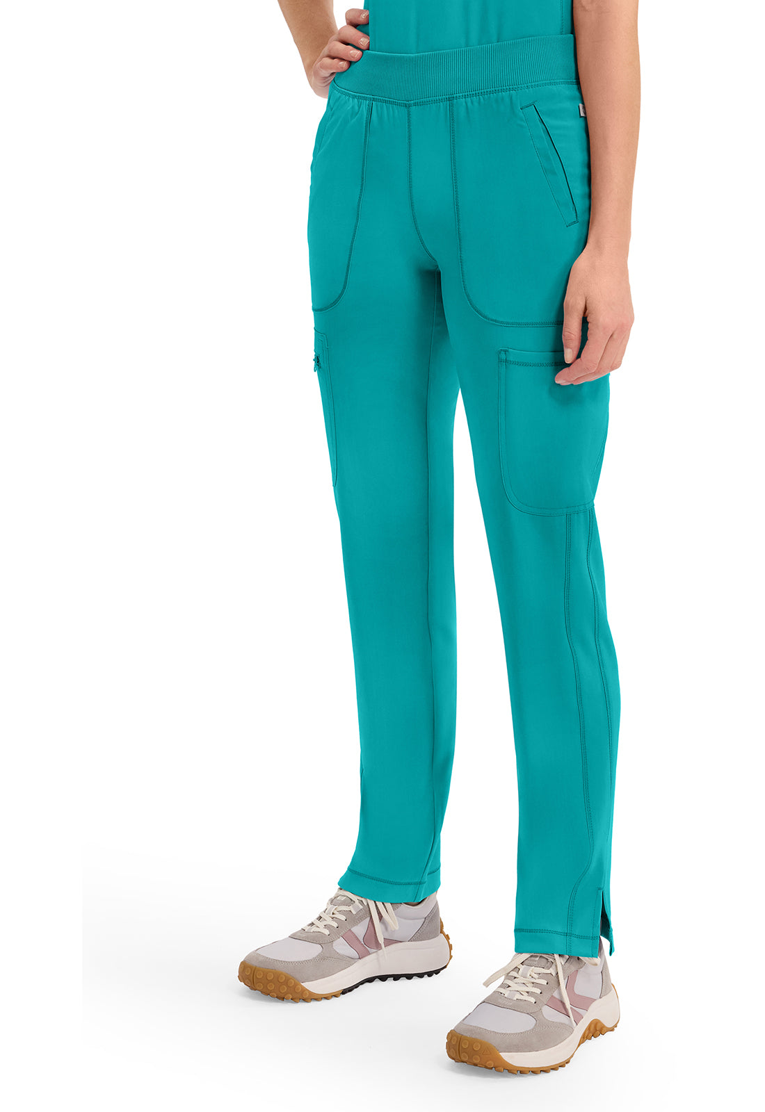 CHEROKEE - Mid Rise Tapered Leg Pull-on Pant - Ebony Store