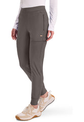 CHEROKEE - Mid Rise Tapered Leg Drawstring Pant - Ebony Store