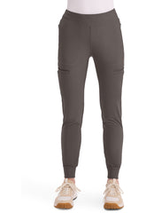 CHEROKEE - Mid Rise Tapered Leg Drawstring Pant - Ebony Store