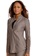 Cherokee Zip Front Scrub Jacket