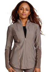 CHEROKEE - Zip Front Jacket - Ebony Store