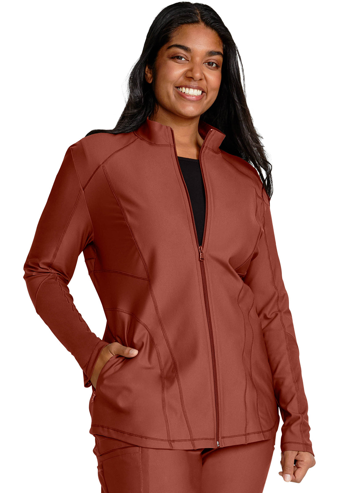 CHEROKEE - Zip Front Jacket - Ebony Store