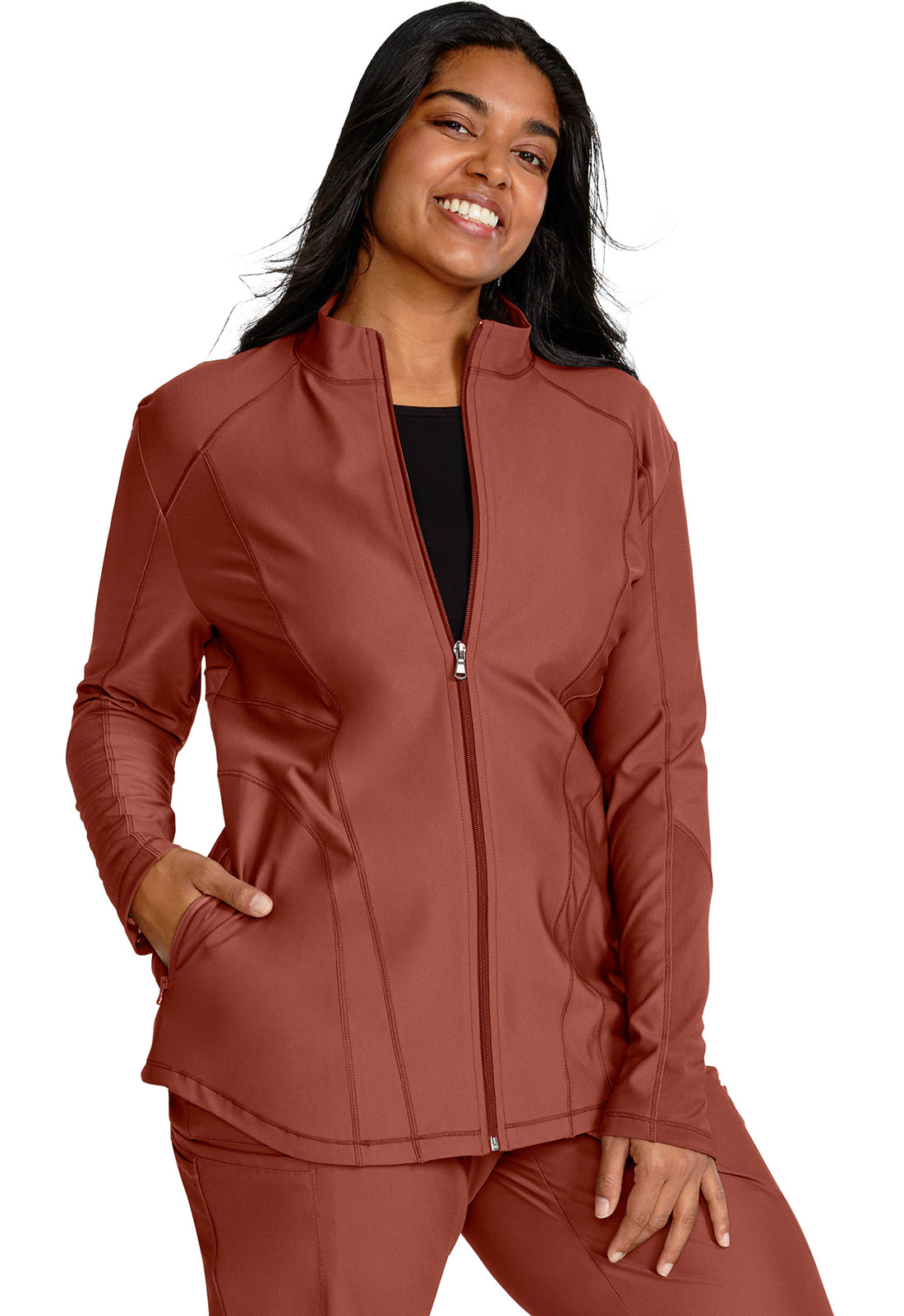 CHEROKEE - Zip Front Jacket - Ebony Store