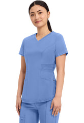 CHEROKEE - V-Neck Top - Ebony Store