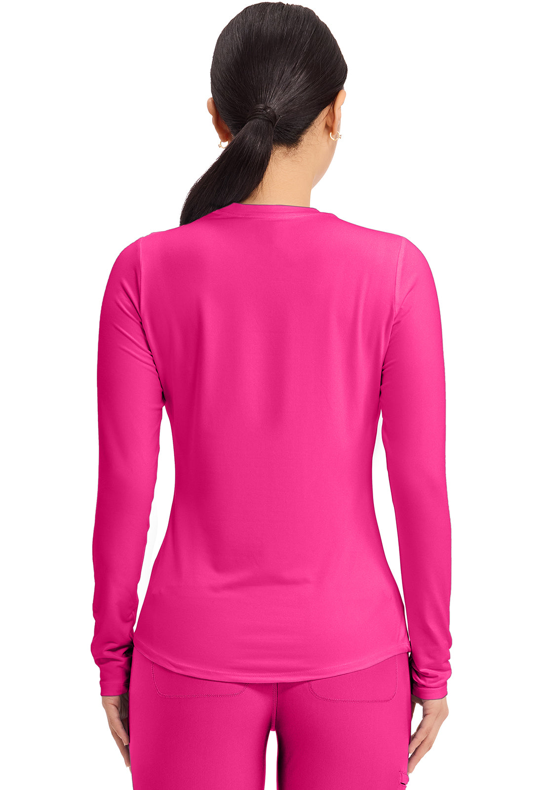 CHEROKEE - Long Sleeve Underscrub Knit Tee - Ebony Store