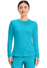 CHEROKEE - Long Sleeve Underscrub Knit Tee - Ebony Store