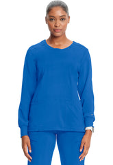 CHEROKEE - Long Sleeve Round Neck Top - Ebony Store