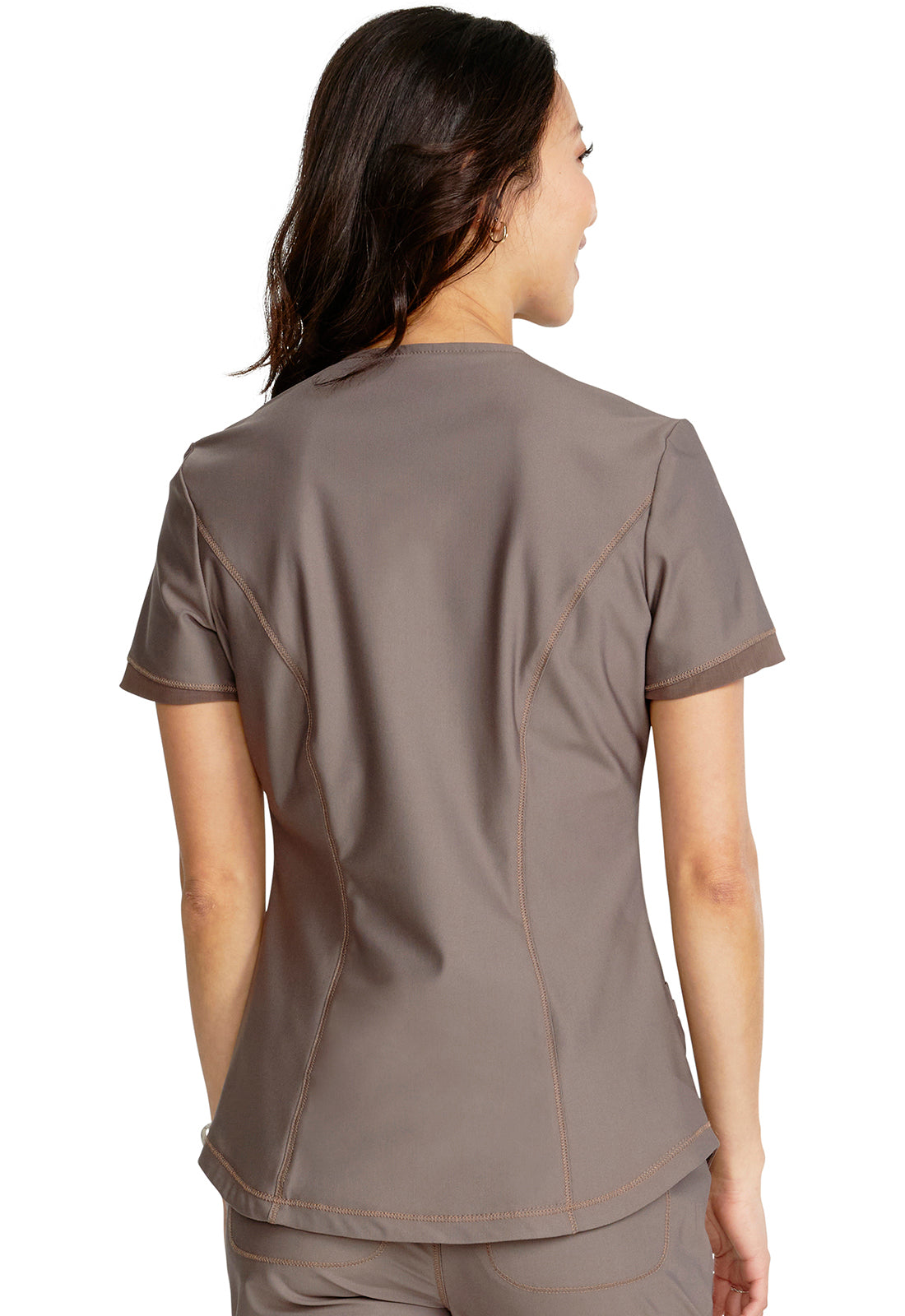 CHEROKEE - V-Neck Top - Ebony Store