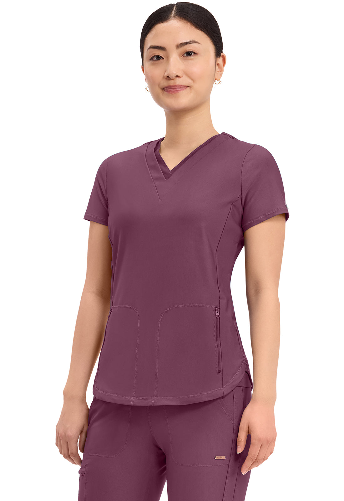 CHEROKEE - V Neck Top - Ebony Store