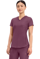 CHEROKEE - V Neck Top - Ebony Store