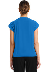 CHEROKEE - Women's 1-Pocket Crew Neck Top - Ebony Store