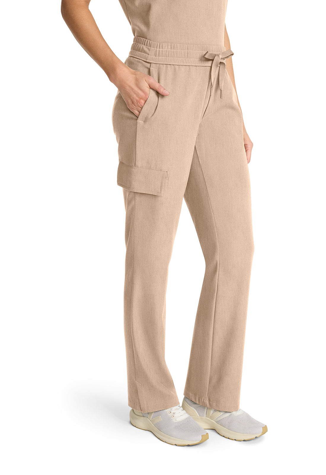 HEALING HANDS - Mid Rise Drawstring Straight Leg - Ebony Store