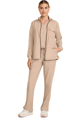 HEALING HANDS - Women's Zip Front Utility Jacket - Ebony Store