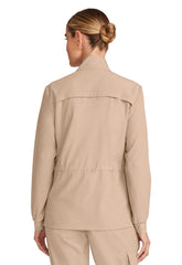 HEALING HANDS - Women's Zip Front Utility Jacket - Ebony Store