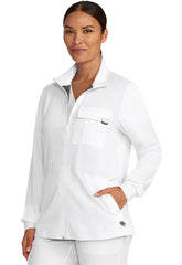 HEALING HANDS - Women's Zip Front Utility Jacket - Ebony Store