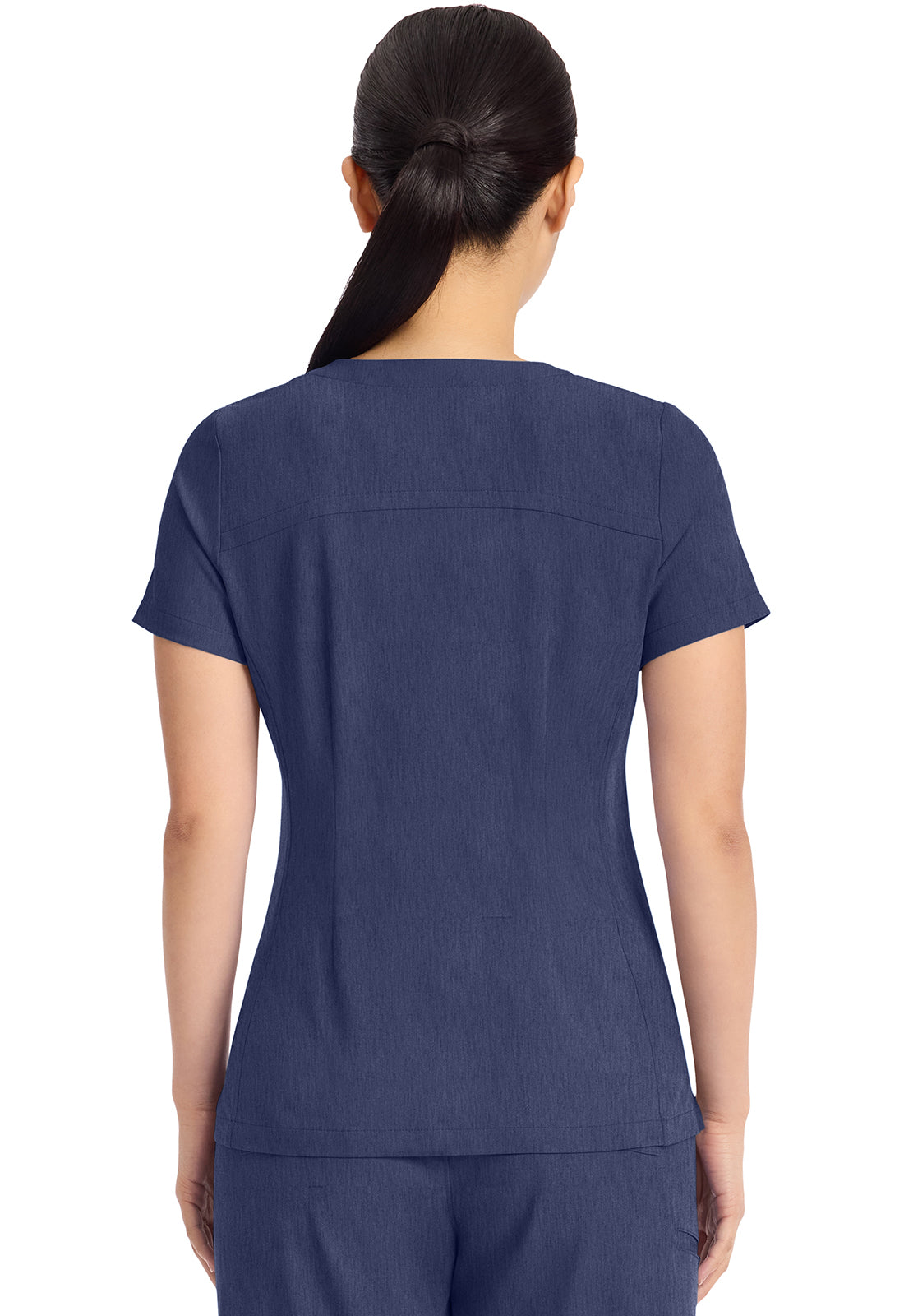HEALING HANDS - Women's 3-Pocket Y-Neck Top - Ebony Store