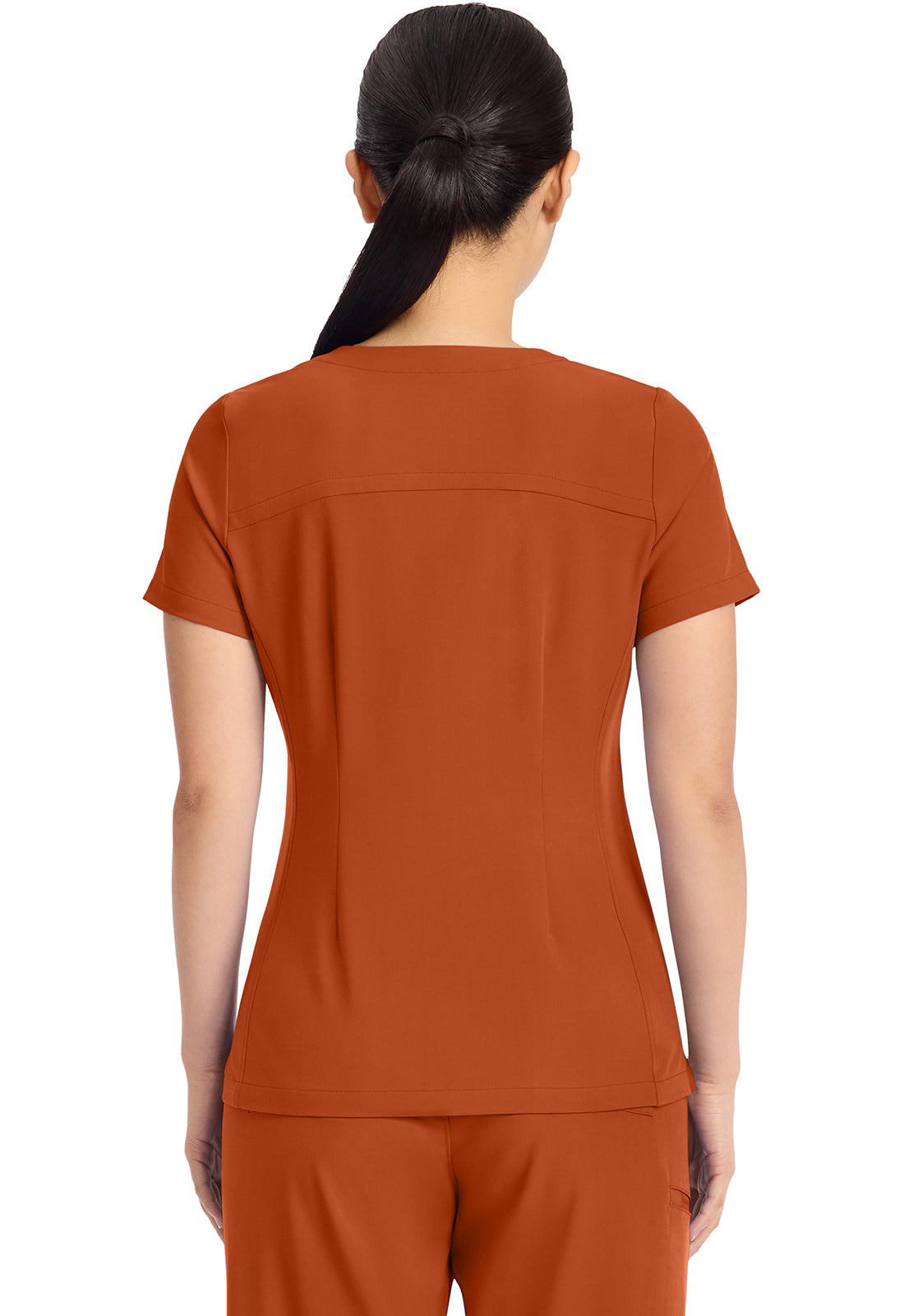 HEALING HANDS - Women's 3-Pocket Y-Neck Top - Ebony Store