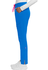 Med Couture Mid Rise Drawstring Tapered Leg Scrub Pants