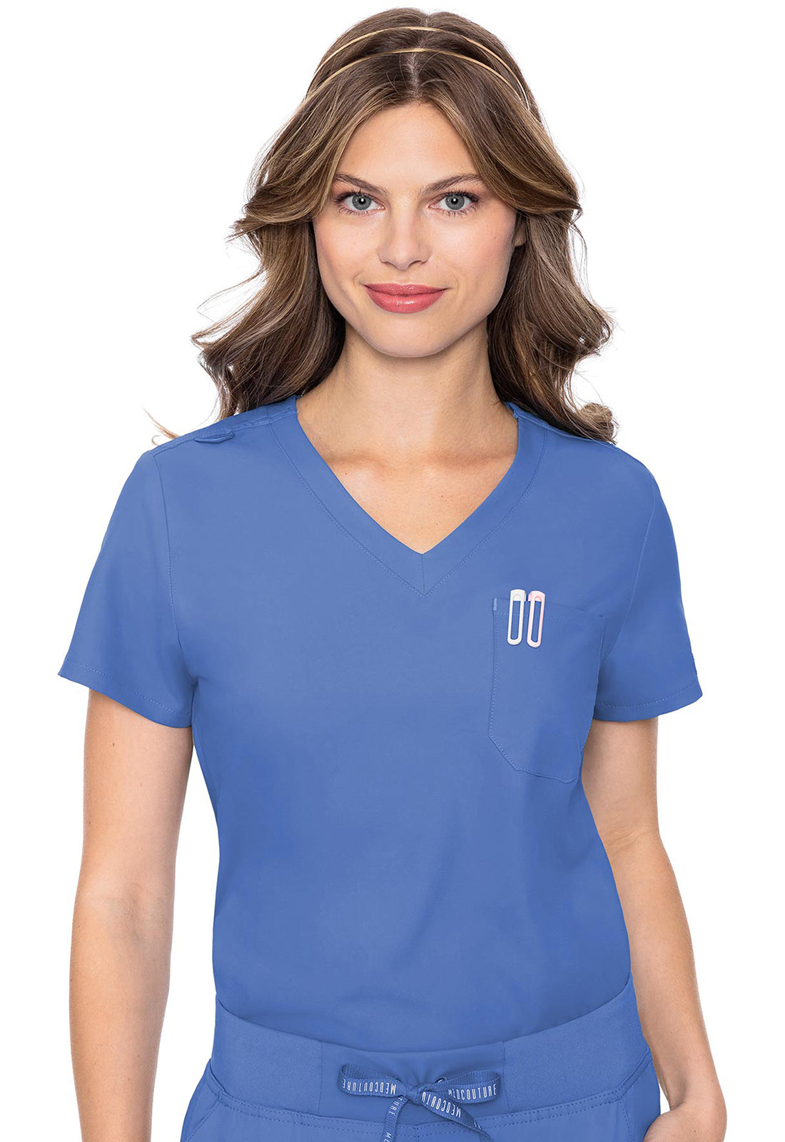 MEDCOUTURE - One Pocket Tuck-In Top - Ebony Store