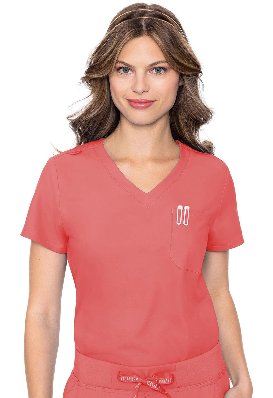 MEDCOUTURE - One Pocket Tuck-In Top - Ebony Store