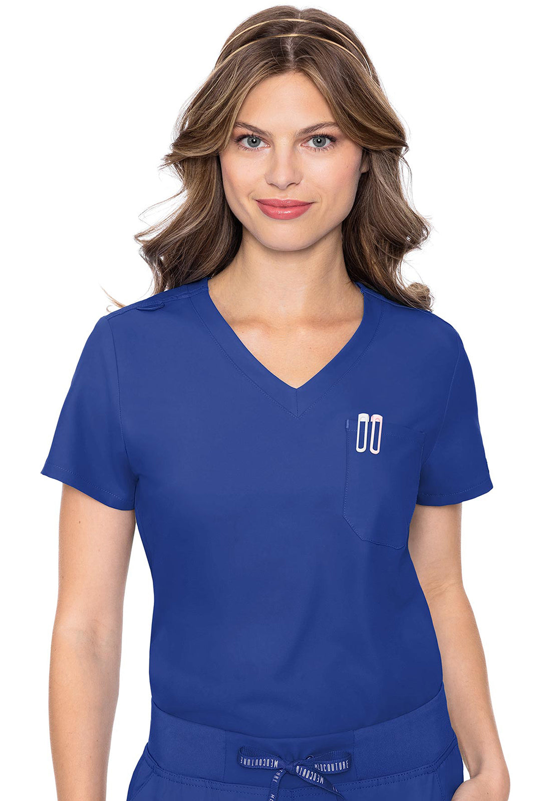 MEDCOUTURE - One Pocket Tuck-In Top - Ebony Store