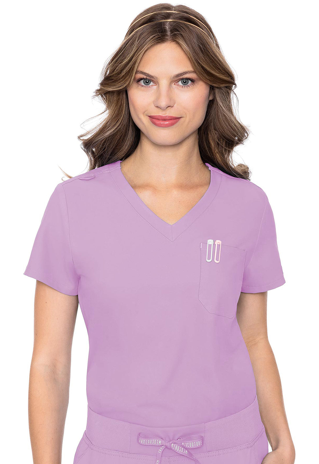 MEDCOUTURE - One Pocket Tuck-In Top - Ebony Store