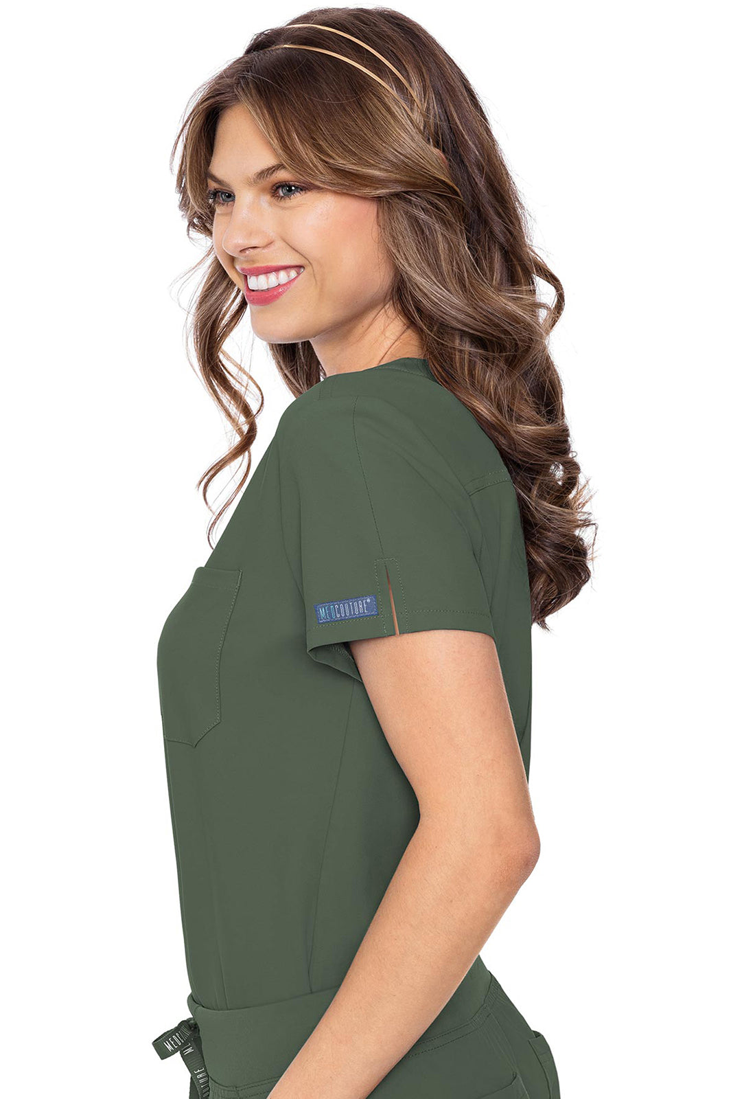 MEDCOUTURE - One Pocket Tuck-In Top - Ebony Store