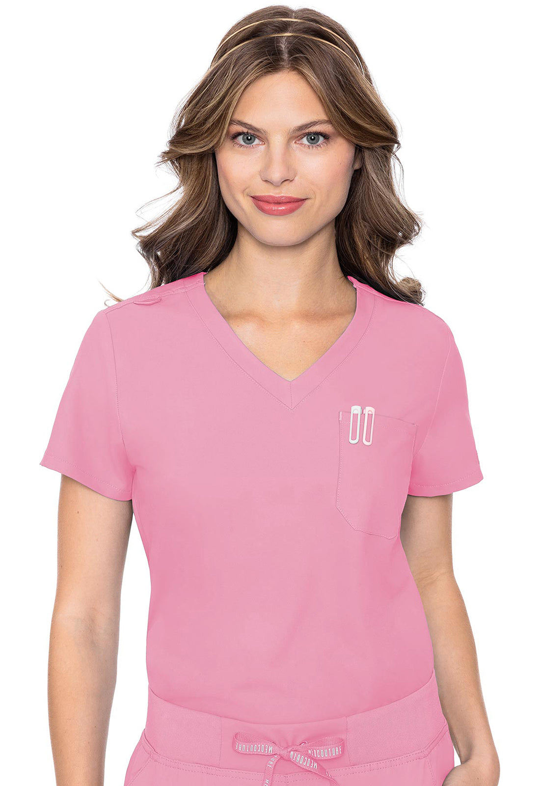 MEDCOUTURE - One Pocket Tuck-In Top - Ebony Store