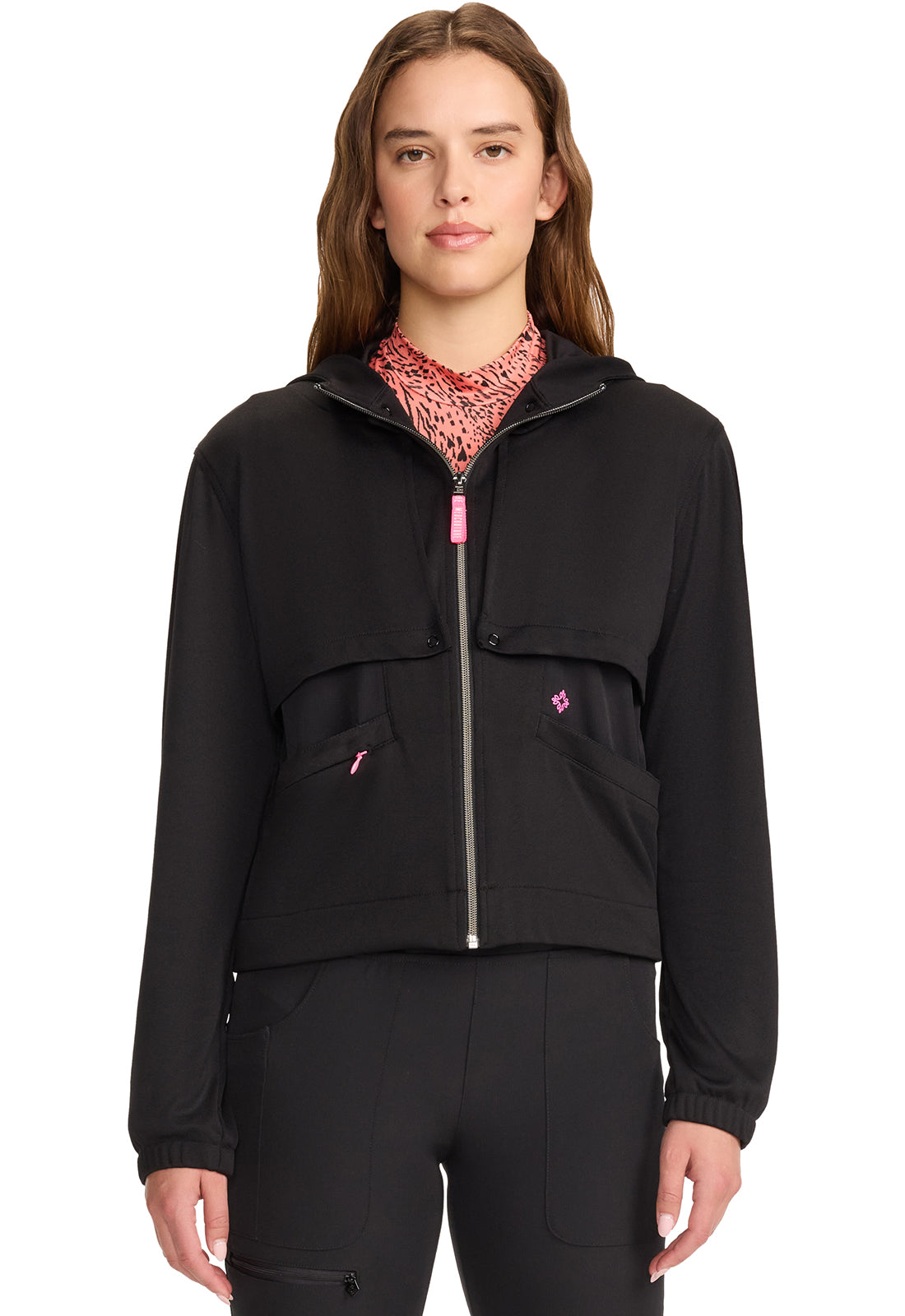 MEDCOUTURE - Convertible Windbreaker Jacket - Ebony Store