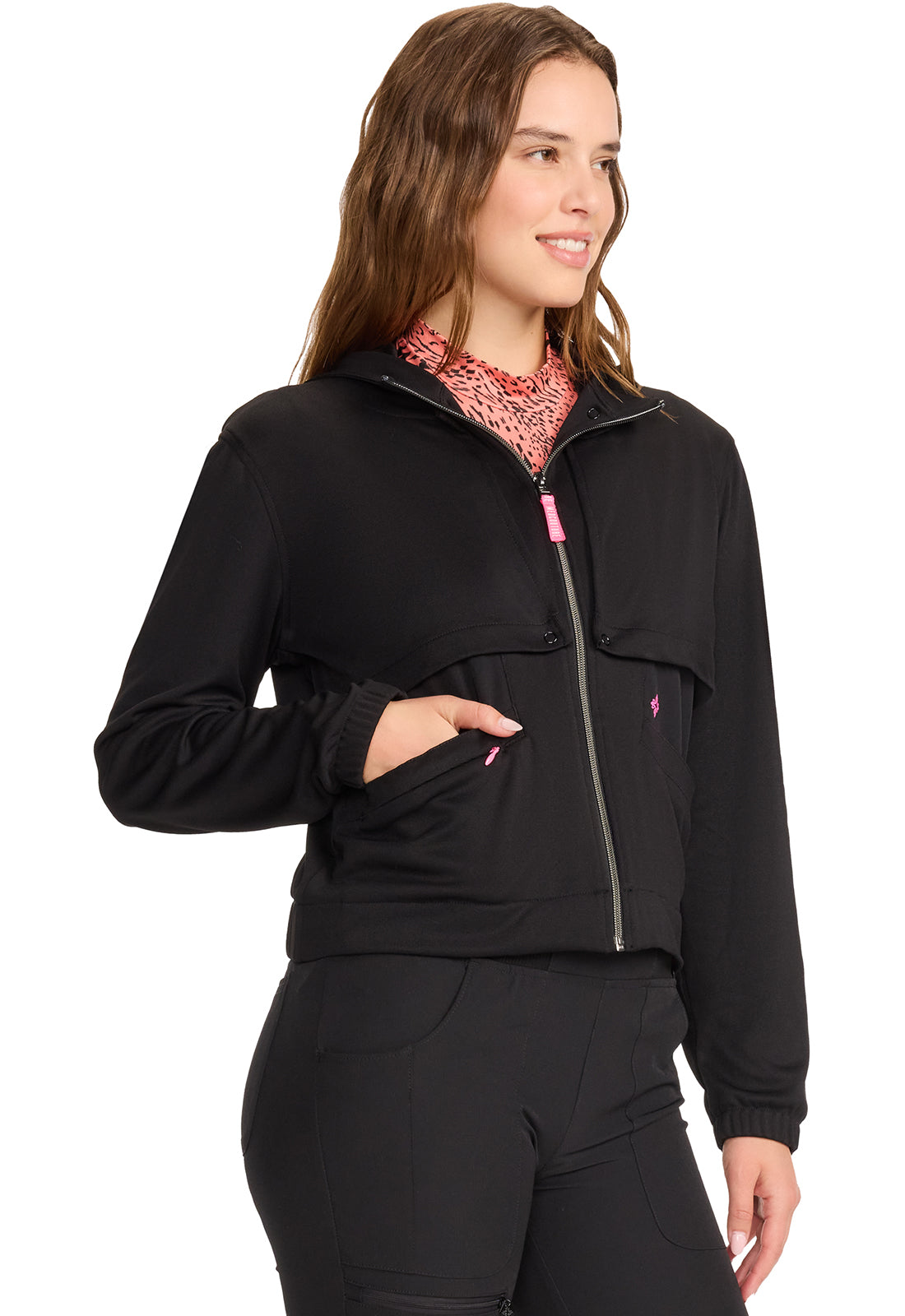 MEDCOUTURE - Convertible Windbreaker Jacket - Ebony Store