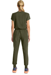 MEDCOUTURE Women's Zip Front Jumpsuit