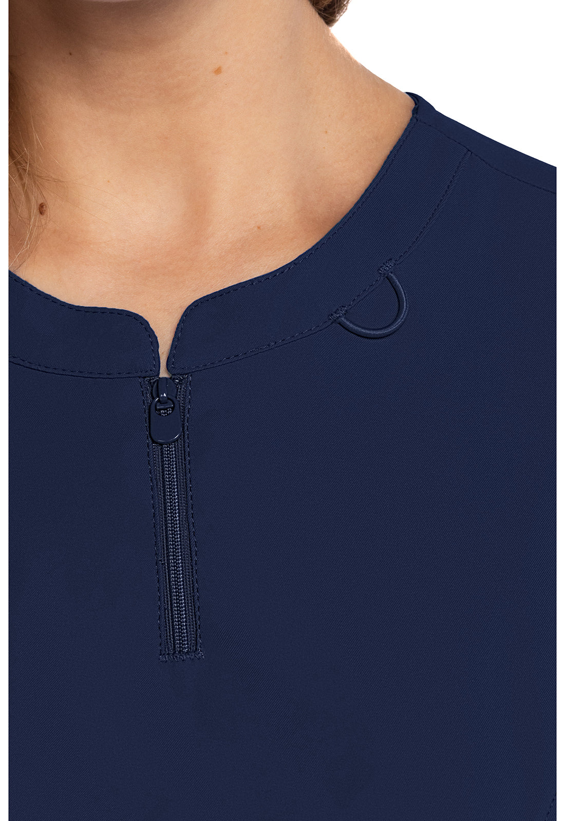 MEDCOUTURE - Zip Front Henley Top - Ebony Store