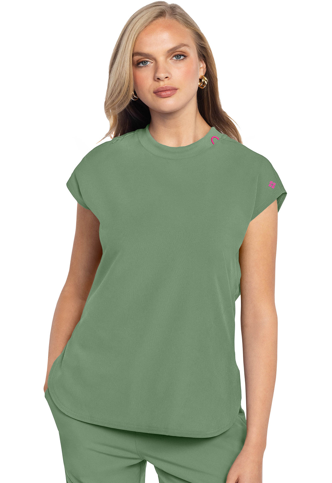 MEDCOUTURE - Round Neck Tuckable Top - Ebony Store