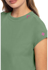 MEDCOUTURE Round Neck Tuckable Top
