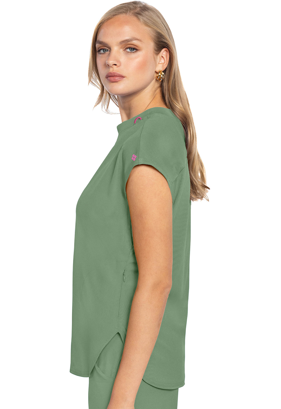 MEDCOUTURE - Round Neck Tuckable Top - Ebony Store
