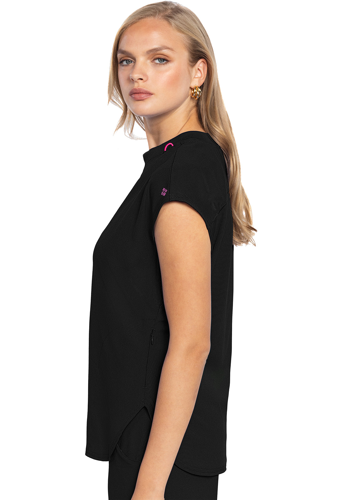 MEDCOUTURE - Round Neck Tuckable Top - Ebony Store
