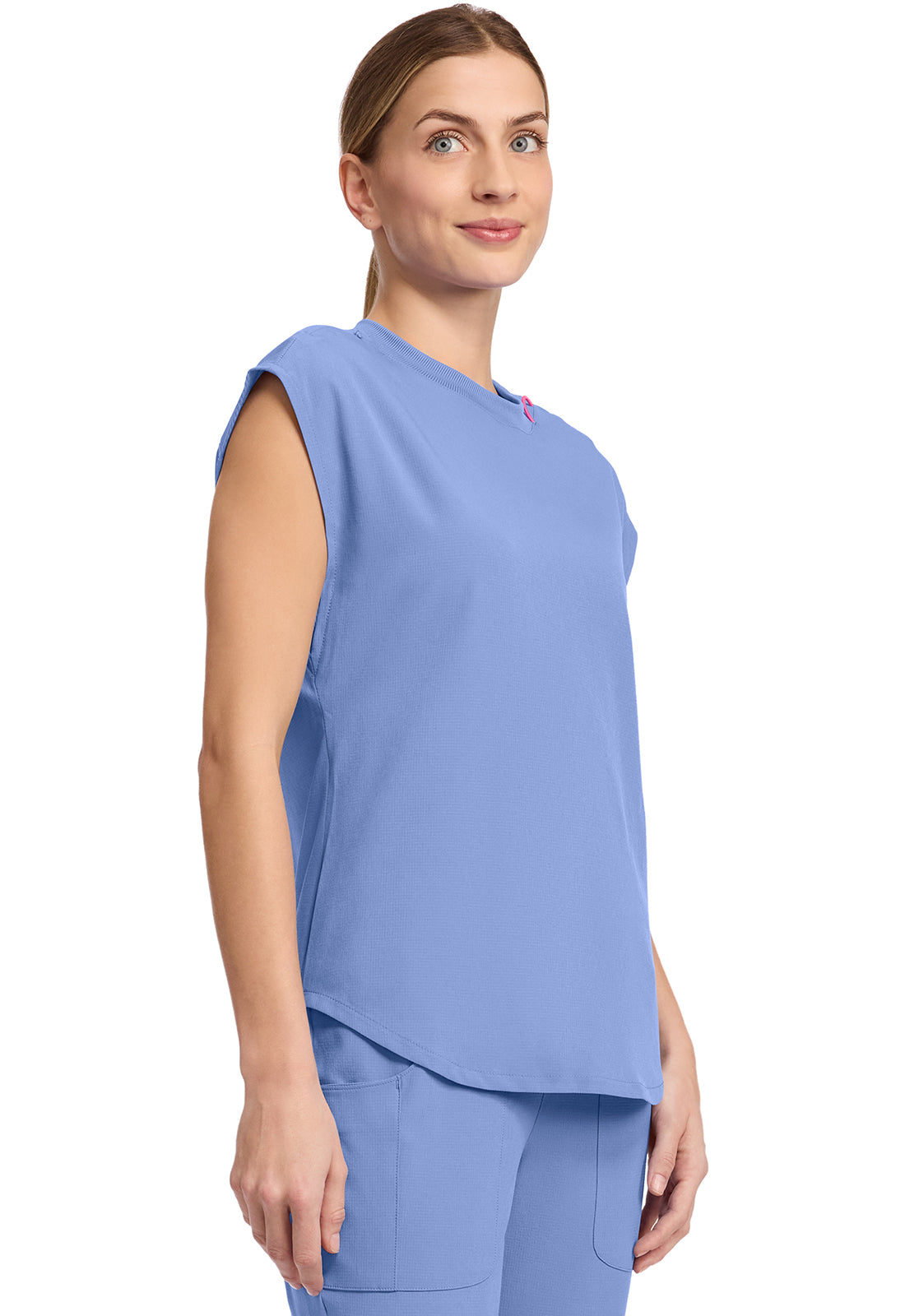 MEDCOUTURE - Round Neck Tuckable Top - Ebony Store