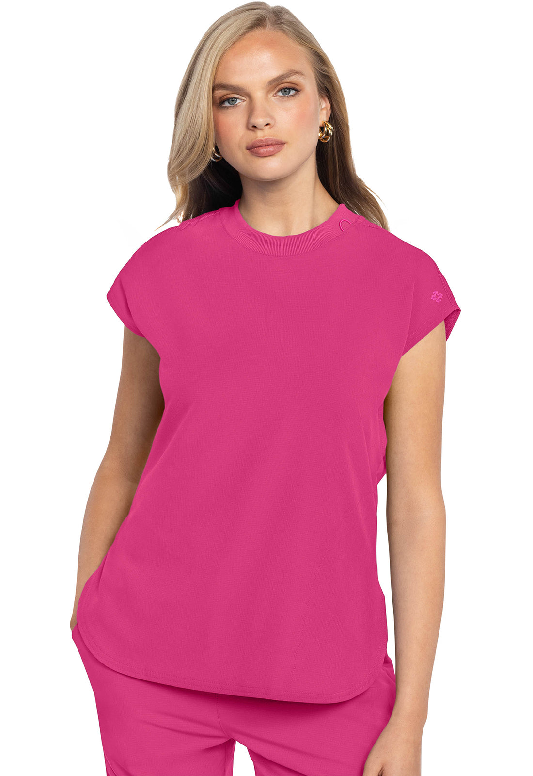MEDCOUTURE - Round Neck Tuckable Top - Ebony Store
