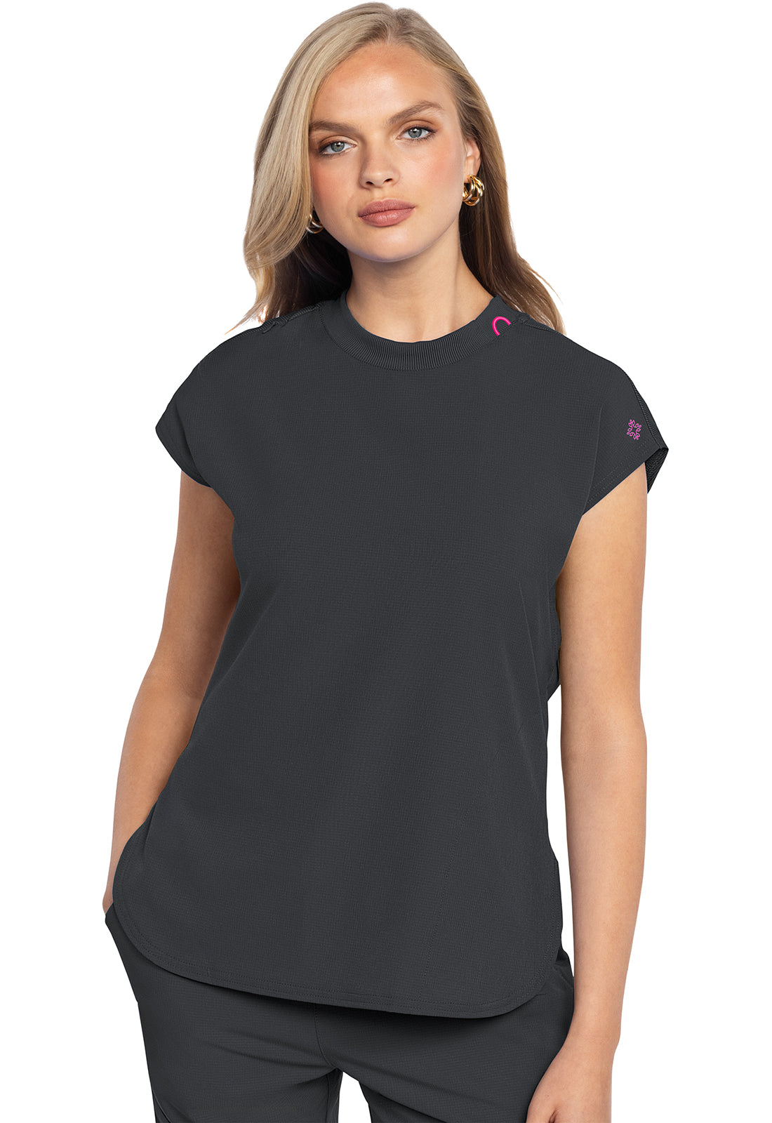 MEDCOUTURE - Round Neck Tuckable Top - Ebony Store