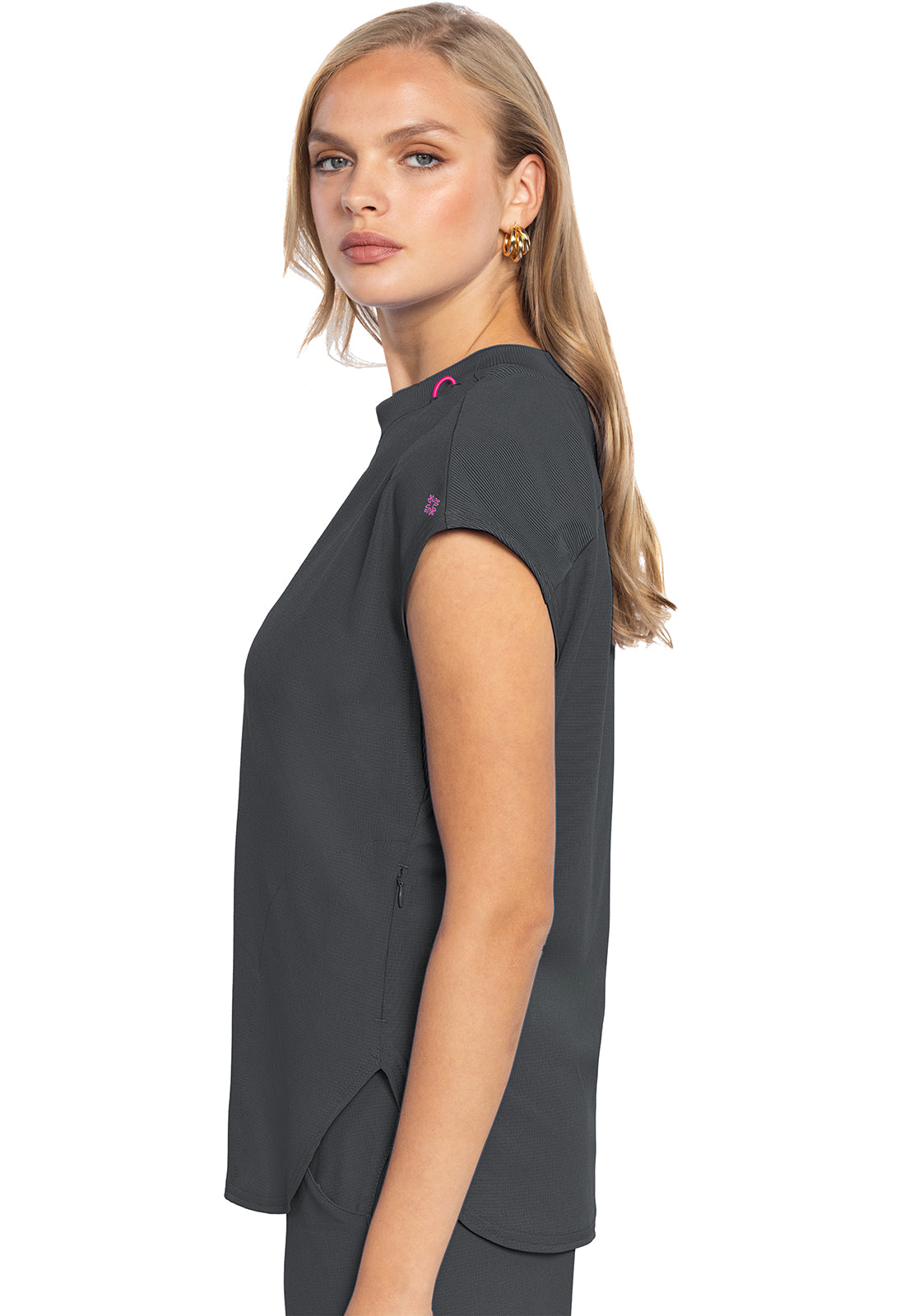 MEDCOUTURE - Round Neck Tuckable Top - Ebony Store