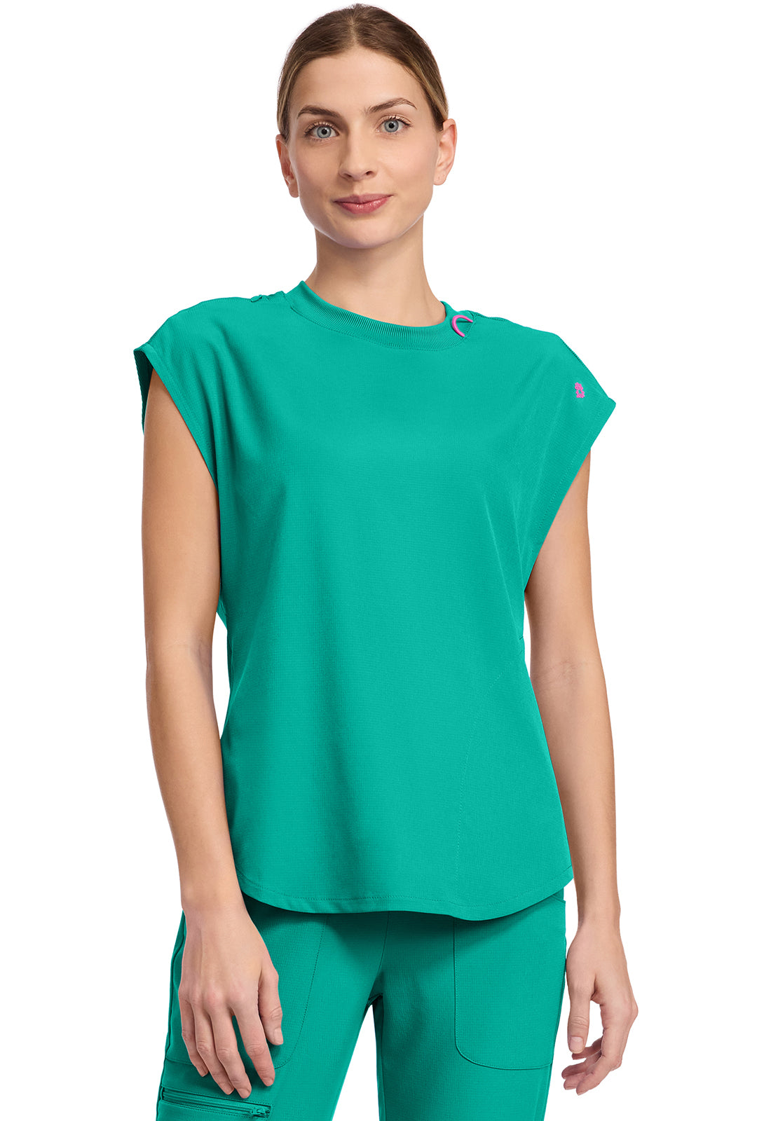 MEDCOUTURE - Round Neck Tuckable Top - Ebony Store