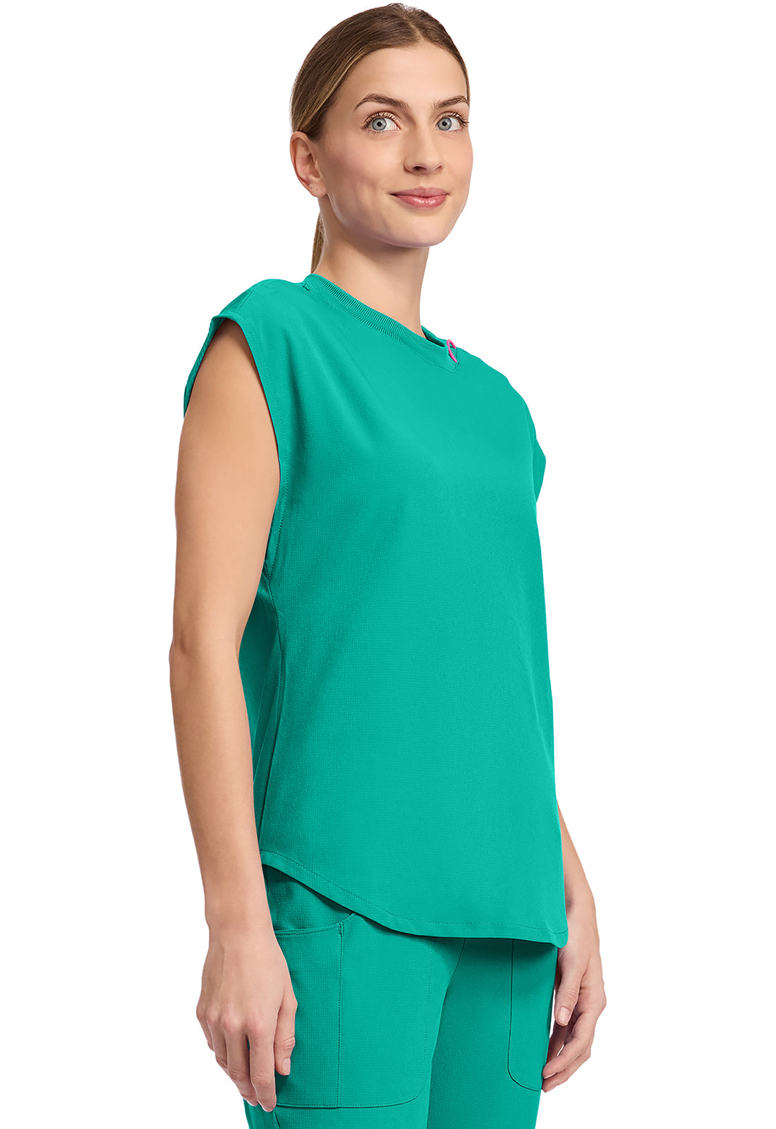 MEDCOUTURE - Round Neck Tuckable Top - Ebony Store