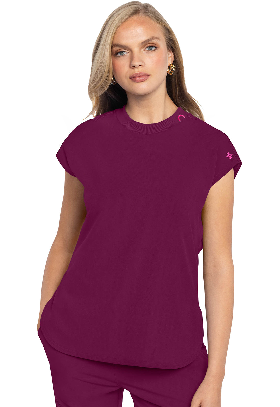 MEDCOUTURE - Round Neck Tuckable Top - Ebony Store