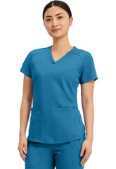 MEDCOUTURE V-Neck Shirttail Top